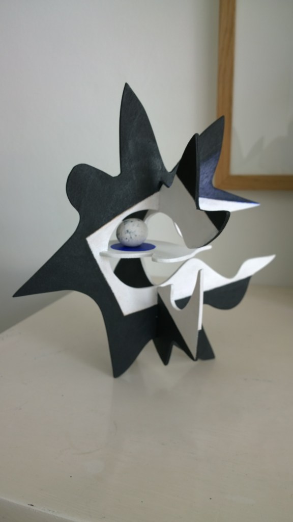 Black white atomic star 2