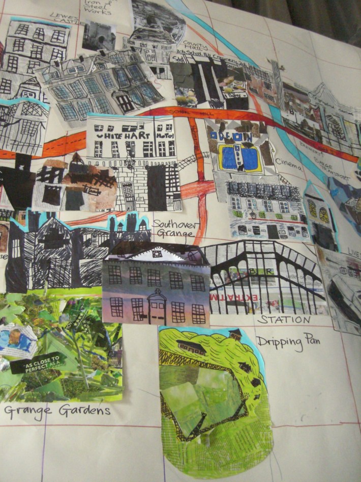 Lewes history project (3) 1950's town map